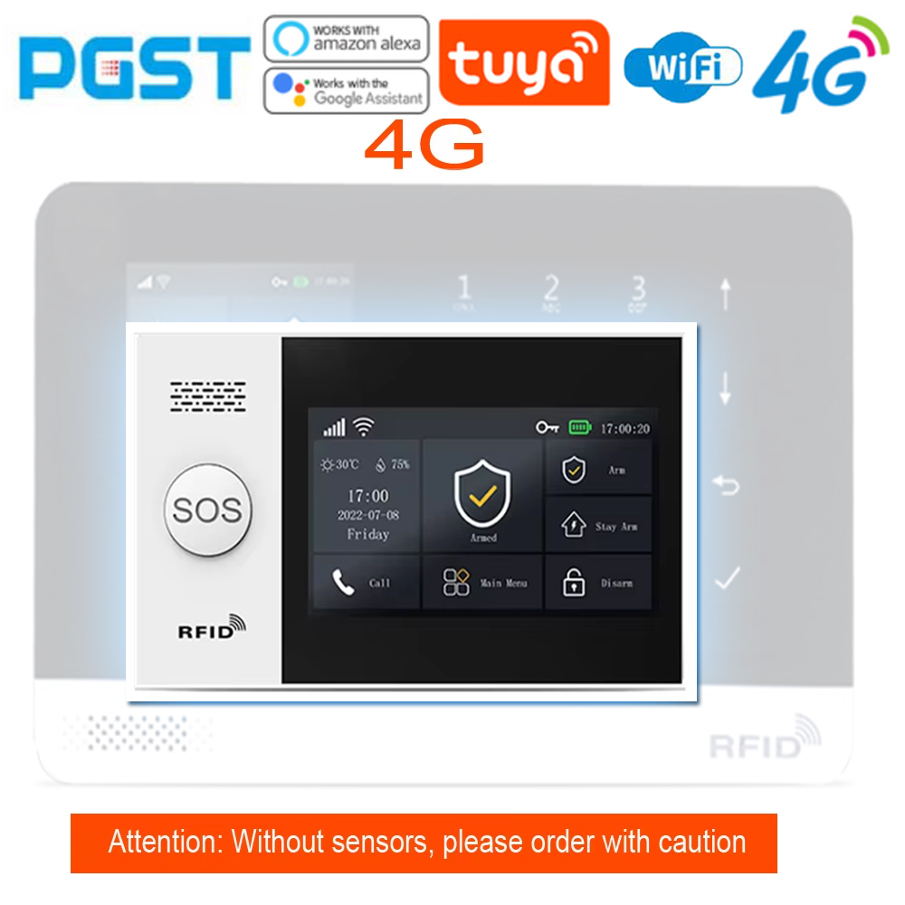 Sim Gsm Alarm - PG-107 Tuya 4G Home Security Alarm