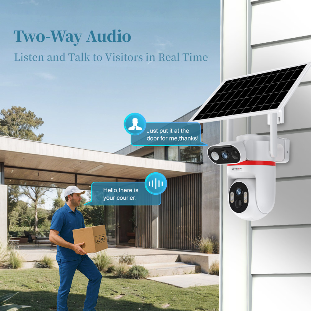 Home Security Zones - LS VISION Solar Security Cameras Outdoor