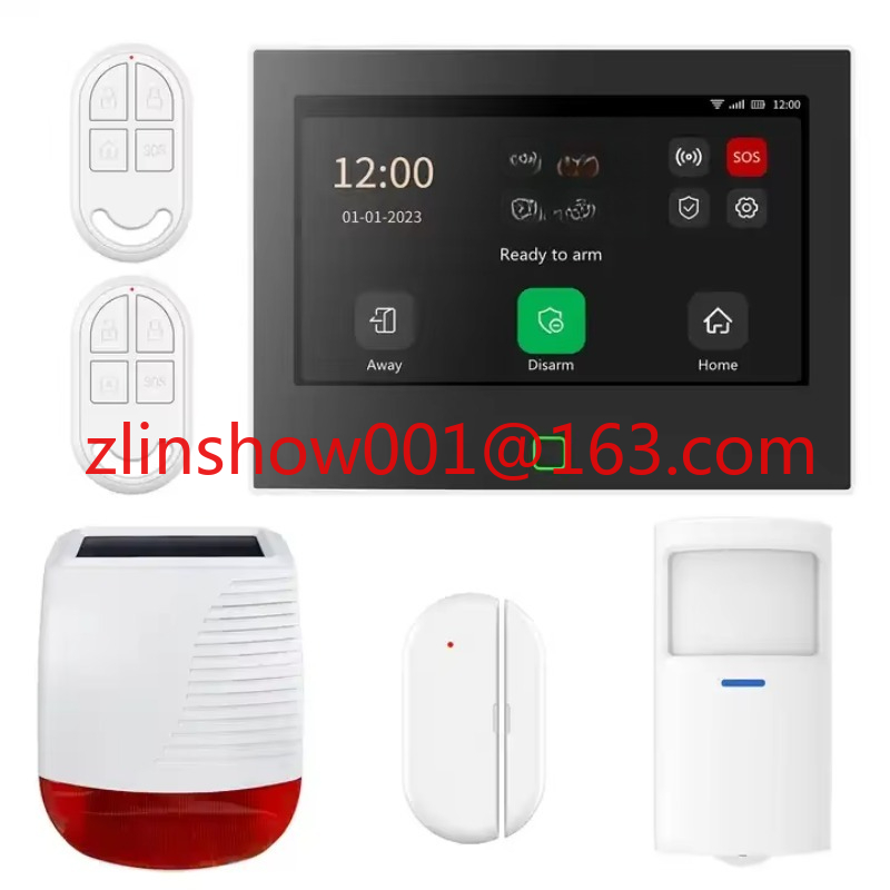 Home Security Zones - 7-Inch Screen 4G+WiFi Smart Home Security