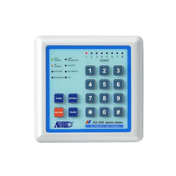 Home Security Zones - 8 Zones Home Security Alarm Control