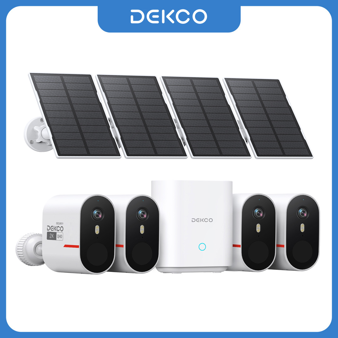 Camera Solar Wireless - Dekco 3MP WiFi Solar Camera System
