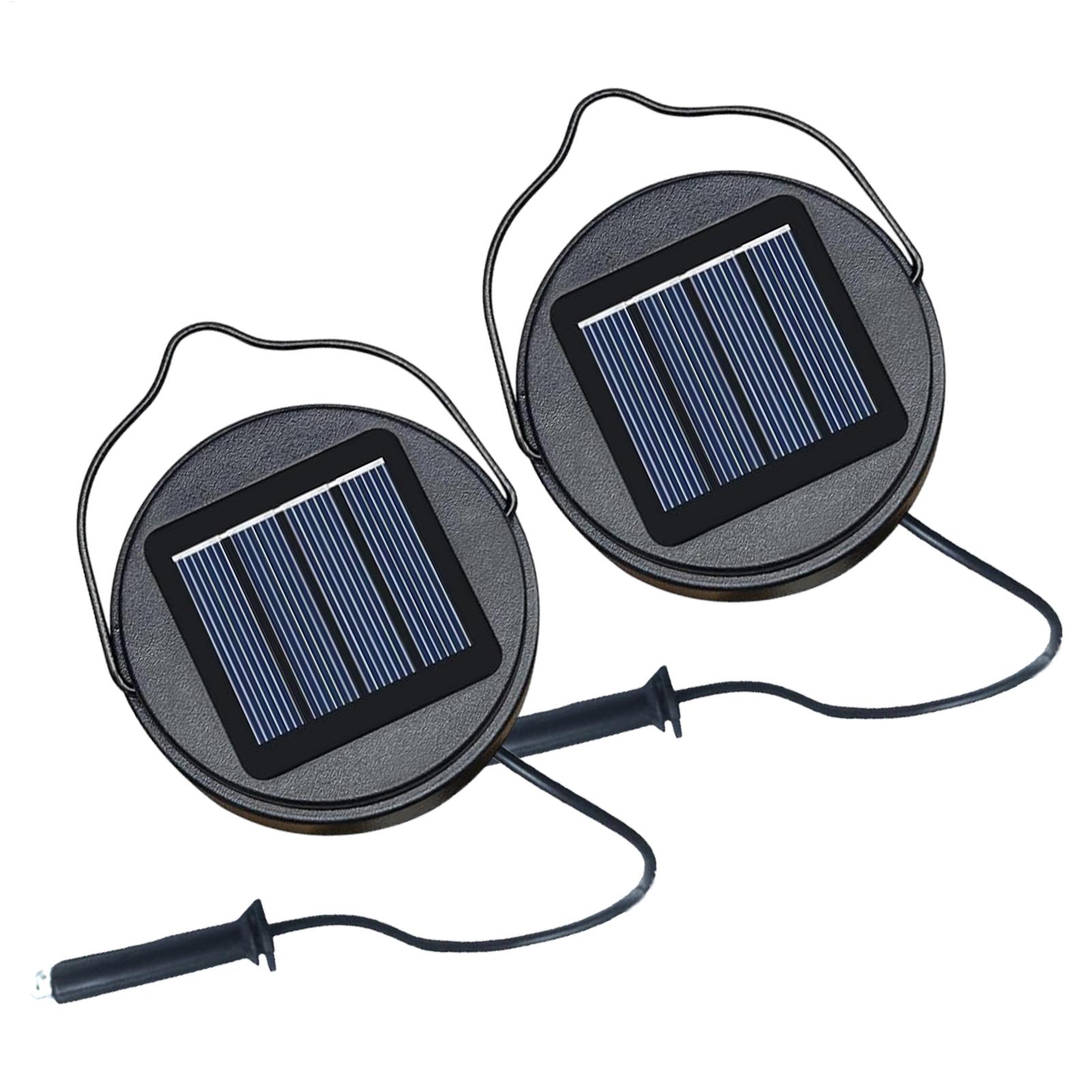 Home Security Yard Sign - Replacement Solar Light Tops 2 Pieces