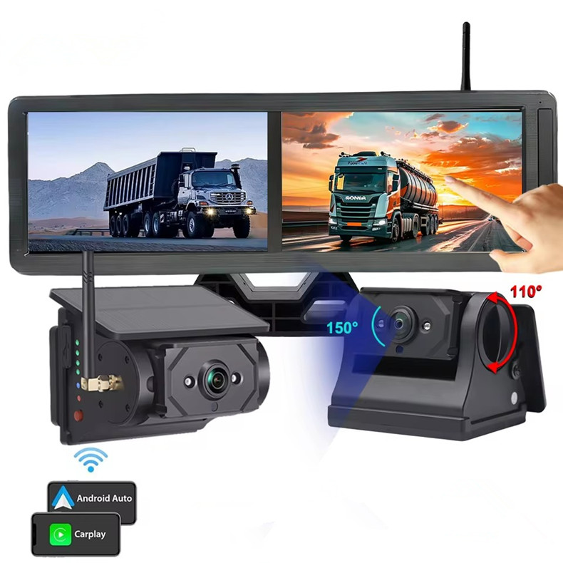 Camera Solar Wireless - 15.6 Inch Android Auto Carpaly Wireless
