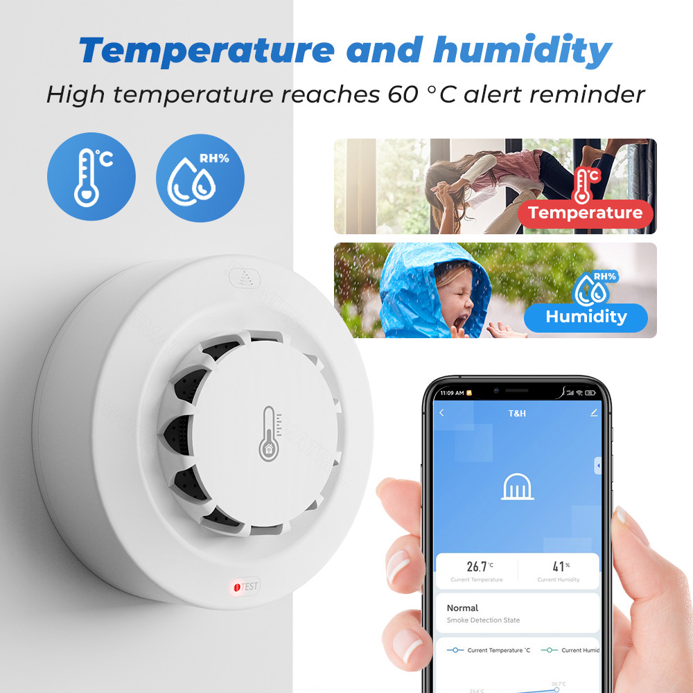 Tuya WiFi Temperature and Humi - Home Security Wireless 评论和价格
