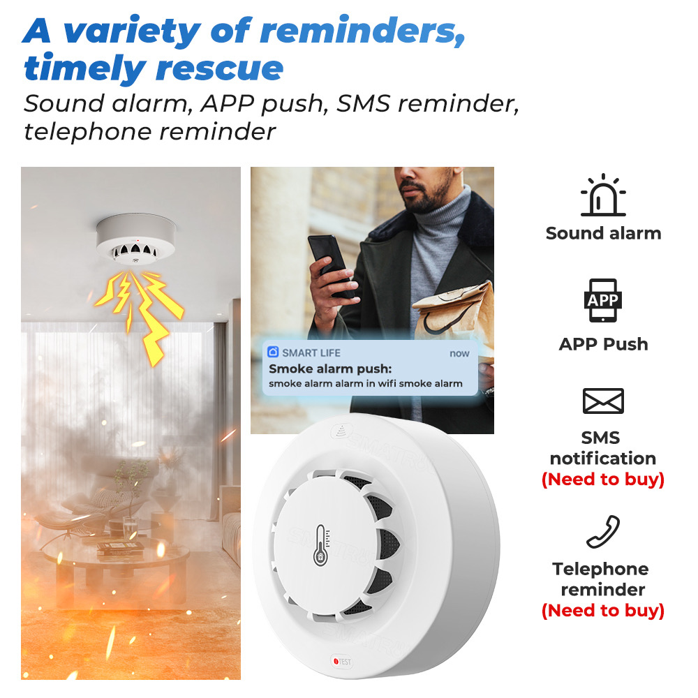 Tuya WiFi Temperature and Humi - Home Security Wireless 评论和价格