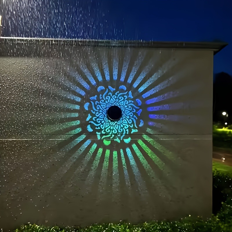 Solar Mandala Lantern Wall Lam - Home Security Yard Sign 评论和价格