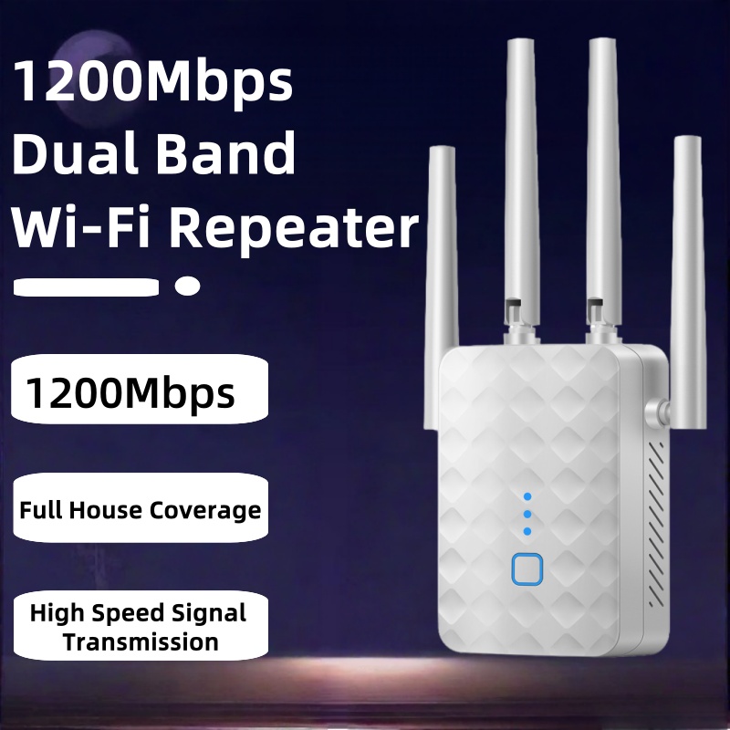 1200Mbps Dual Band WiFi Repeat - Home Security Wireless 评论和价格