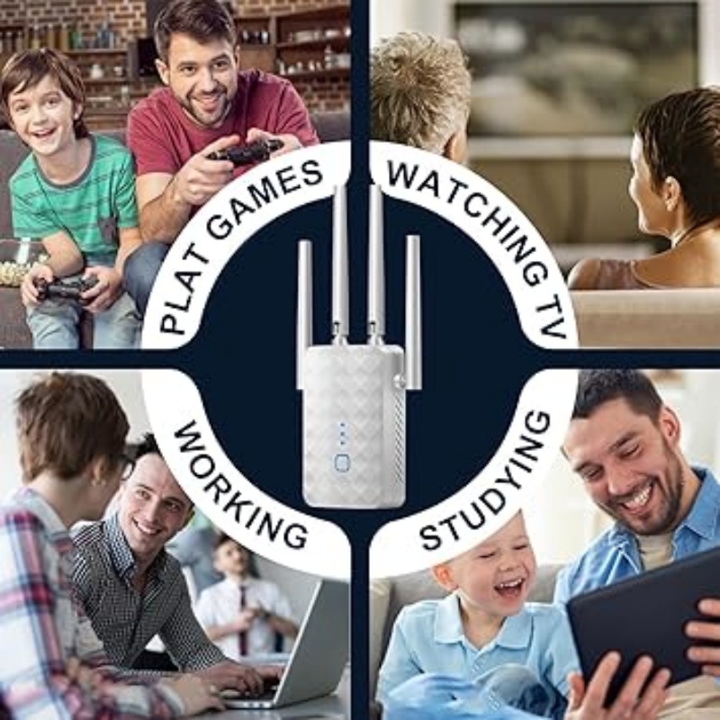 1200Mbps Dual Band WiFi Repeat - Home Security Wireless 评论和价格