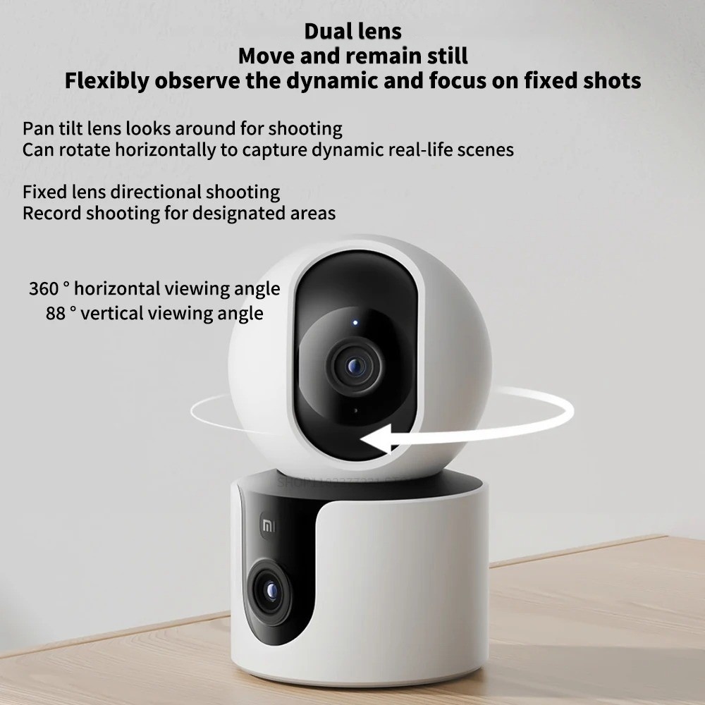 Xiaomi C300 Smart Camera Dual  - Mi Home Security Xiaomi 评论和价格