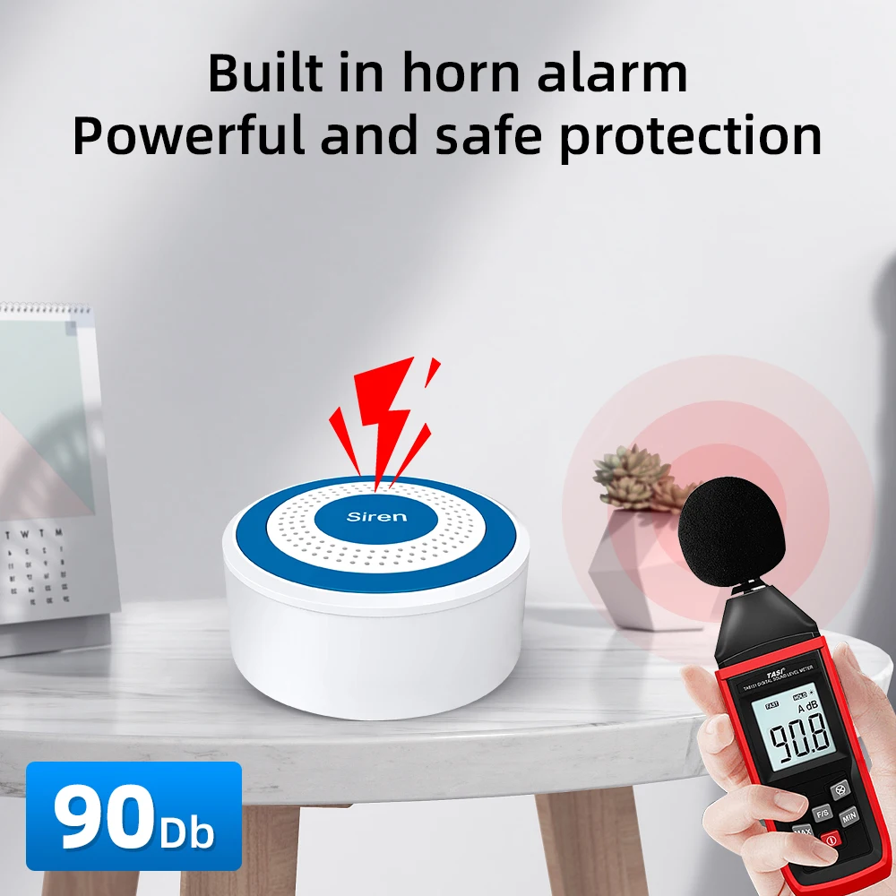 MULO Mini Alarm Siren Wireless - Sim Gsm Alarm 评论和价格