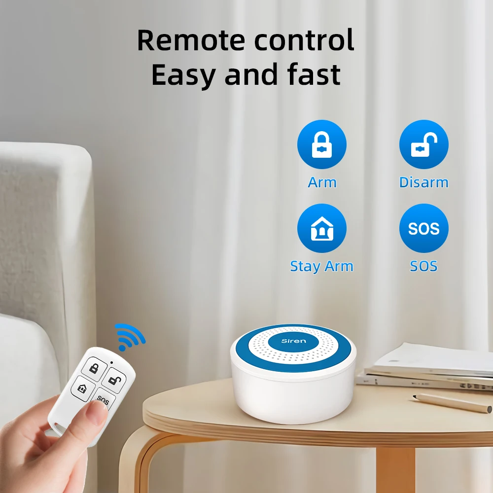 MULO Mini Alarm Siren Wireless - Sim Gsm Alarm 评论和价格