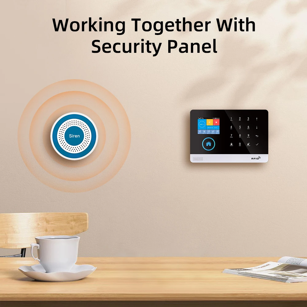 MULO Mini Alarm Siren Wireless - Sim Gsm Alarm 评论和价格