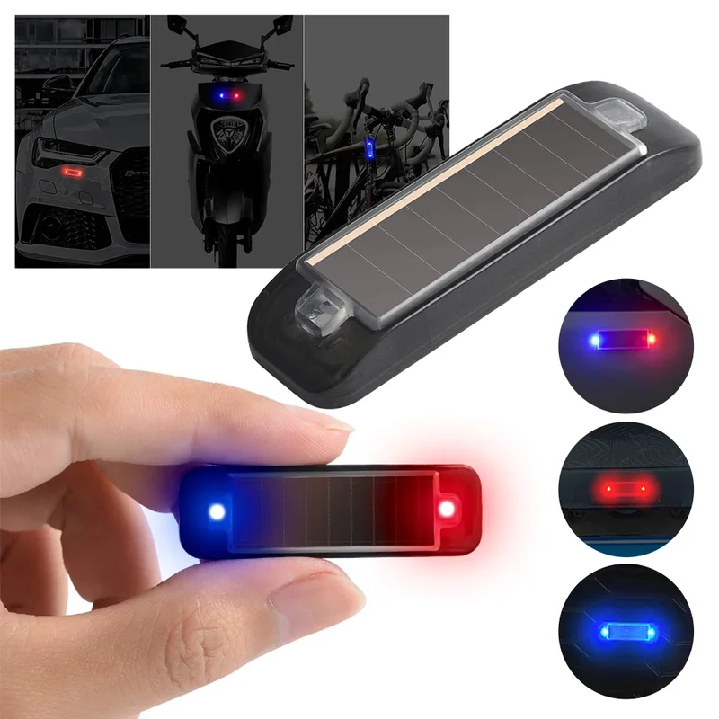 Mini LED solar power car warni - Home Security Wireless 评论和价格