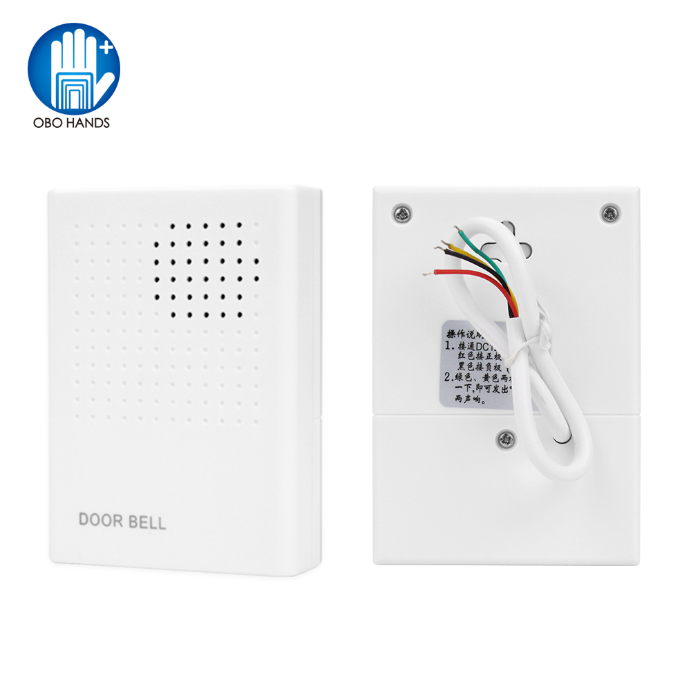 4 Wires Wired White Doorbell D - Home Security Ring System 评论和价格