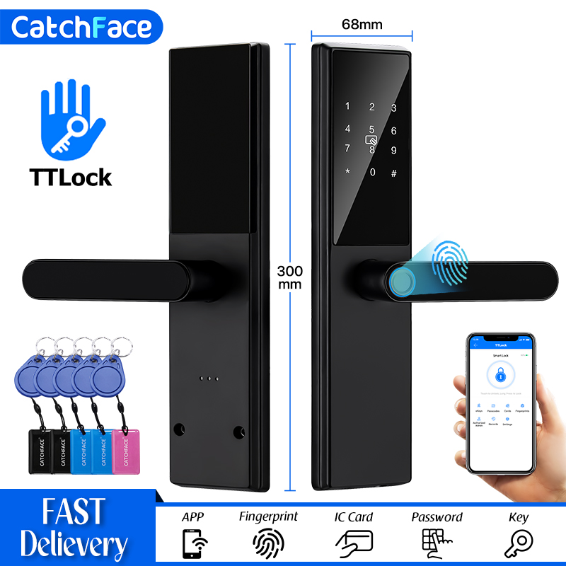 Bluetooth Fingerprint Door Loc - Home Security Door Reinforcement Lock 评论和价格