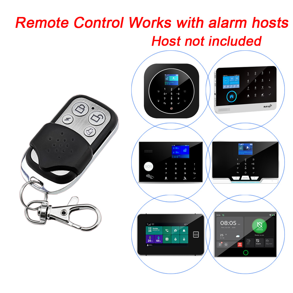 433MHz Wireless Remote Control - Sim Gsm Alarm 评论和价格