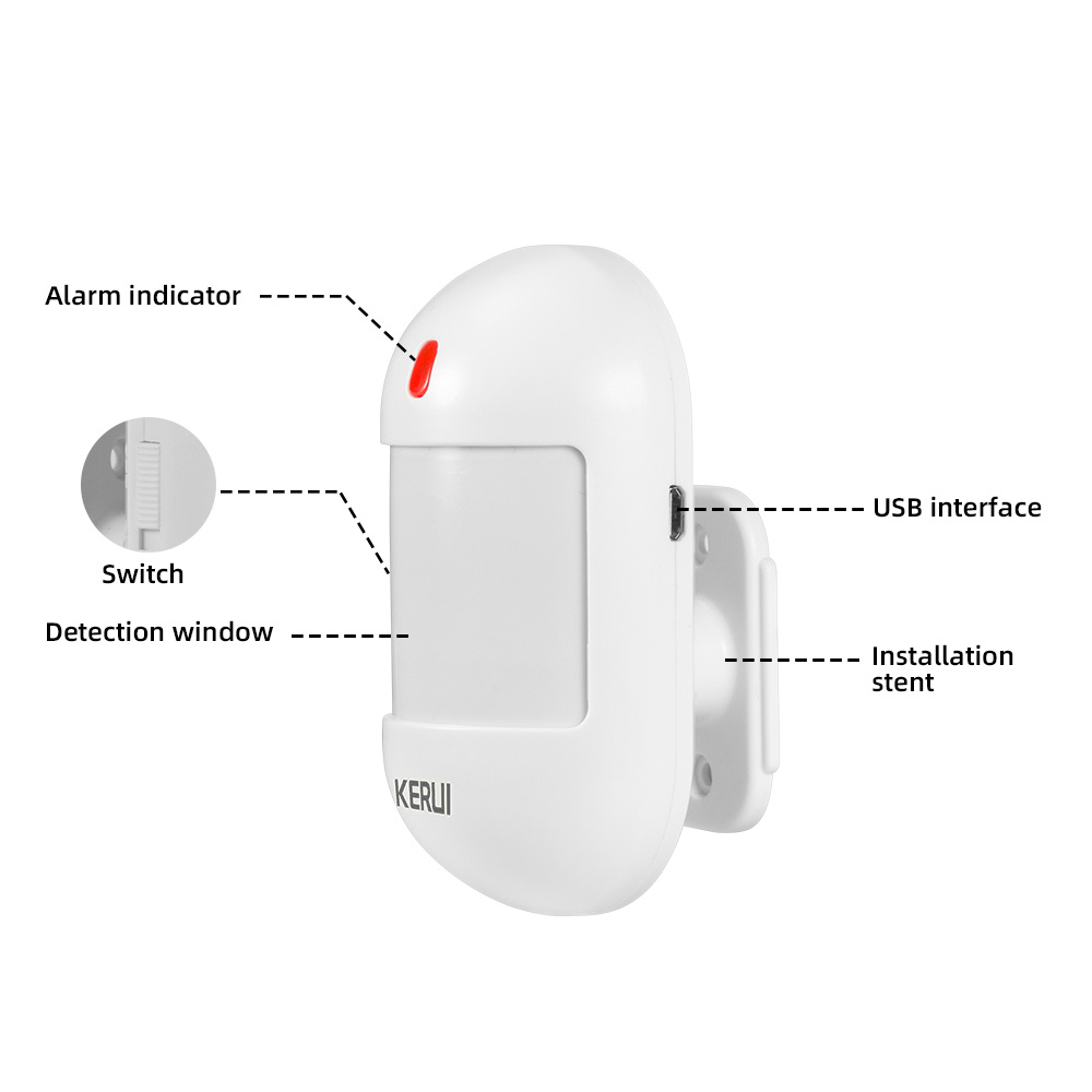 KERUI Wireless PIR Motion Sens - Sim Gsm Alarm 评论和价格