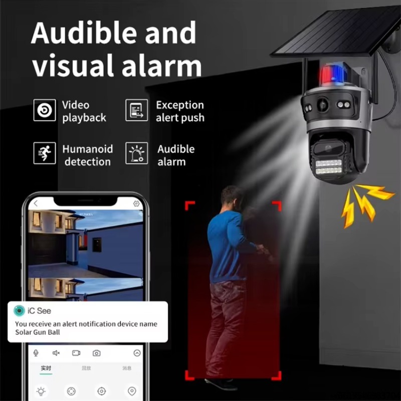 ENSTER 2K AOV 24h Recording Ou - Camera Solar Wireless 评论和价格