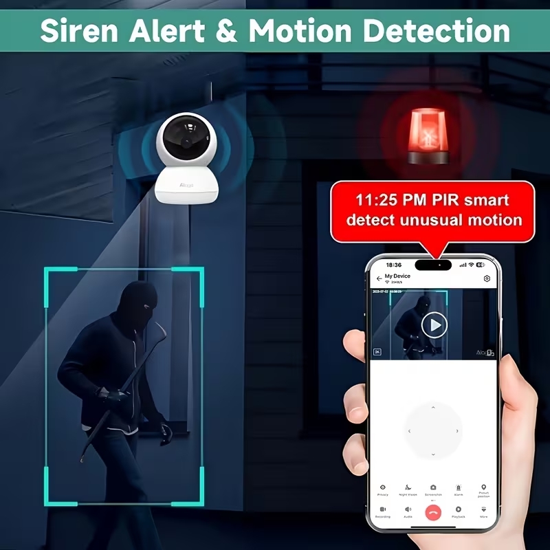 Smart WiFi Security Camera Dua - Home Security Ai 评论和价格