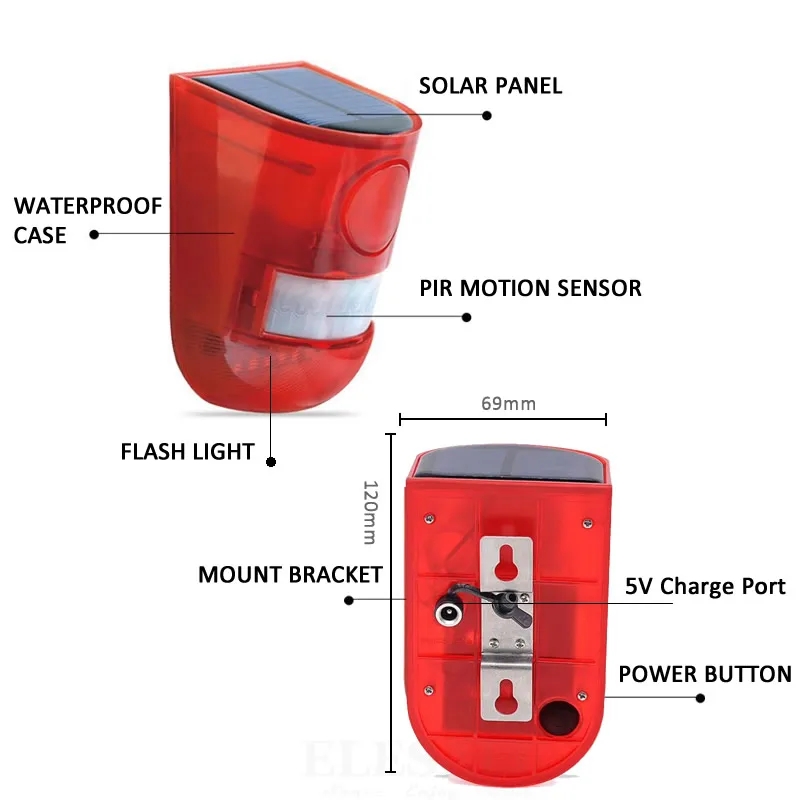 Waterproof Solar Powered Alarm - Sim Gsm Alarm 评论和价格