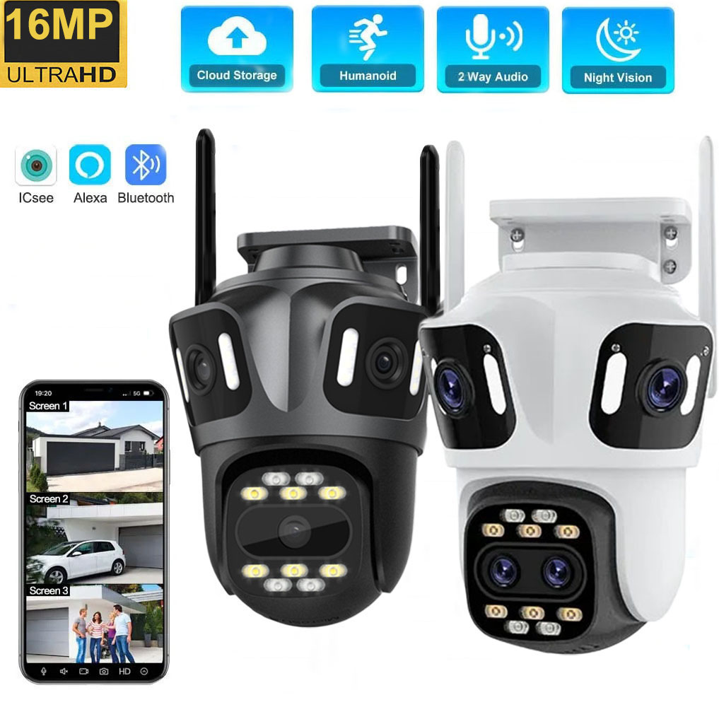 Uzoom 10K 16MP Outdoor PTZ WIF - Home Security Ai 评论和价格