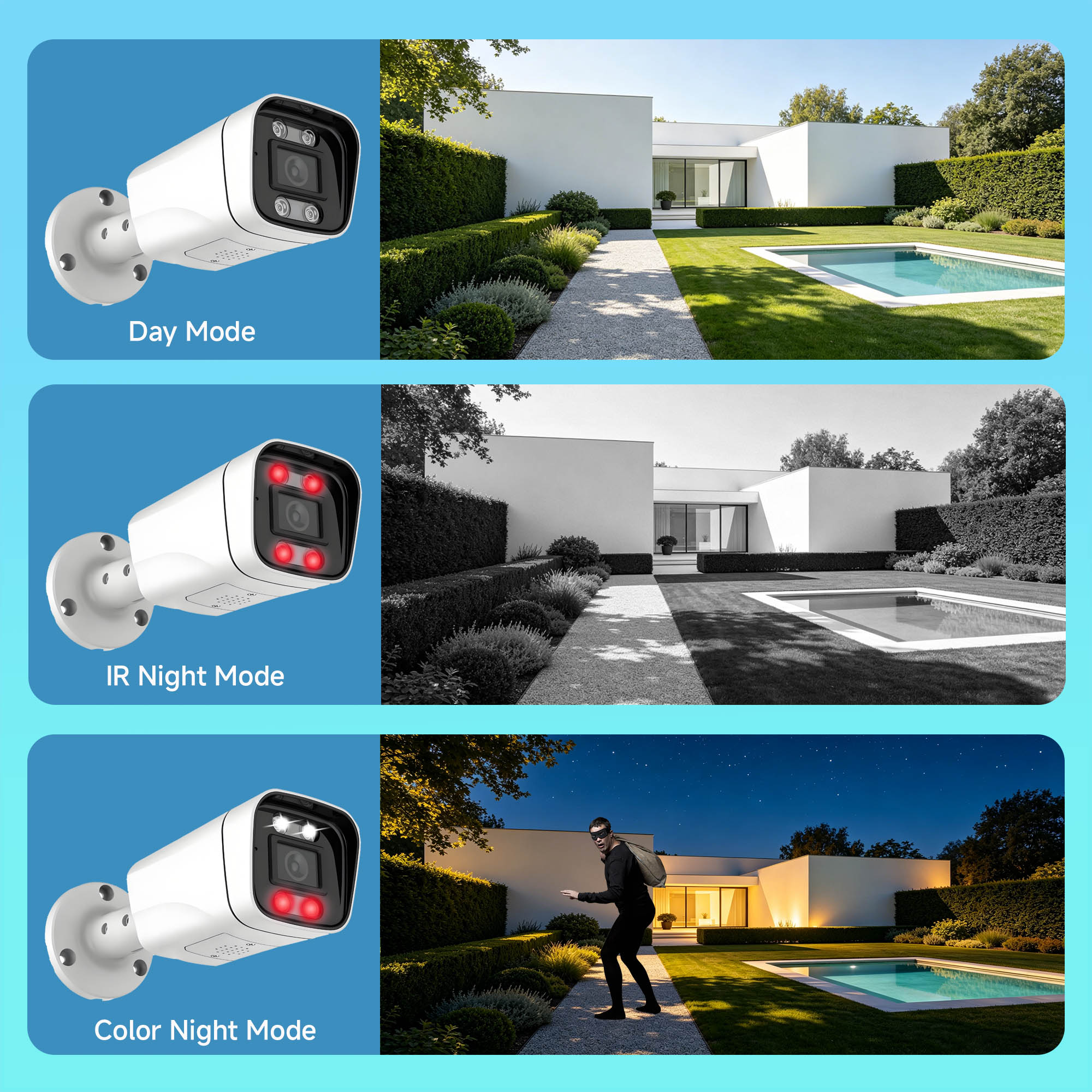 BFMore 8MP 4K Ai Human Detecti - Home Security Ai 评论和价格