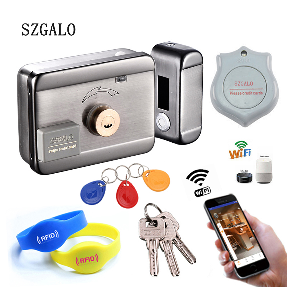 WiFi Control Electric Lock Gat - Home Security Ring System 评论和价格
