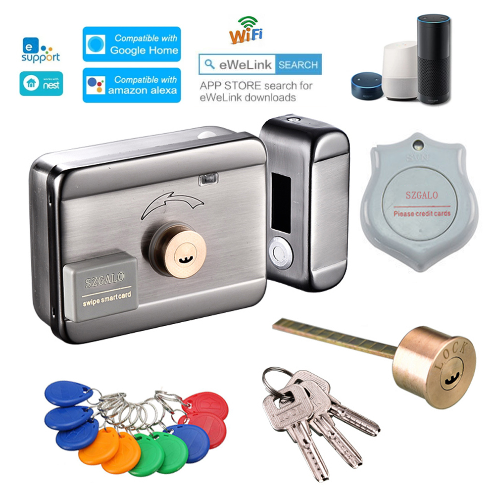 WiFi Control Electric Lock Gat - Home Security Ring System 评论和价格