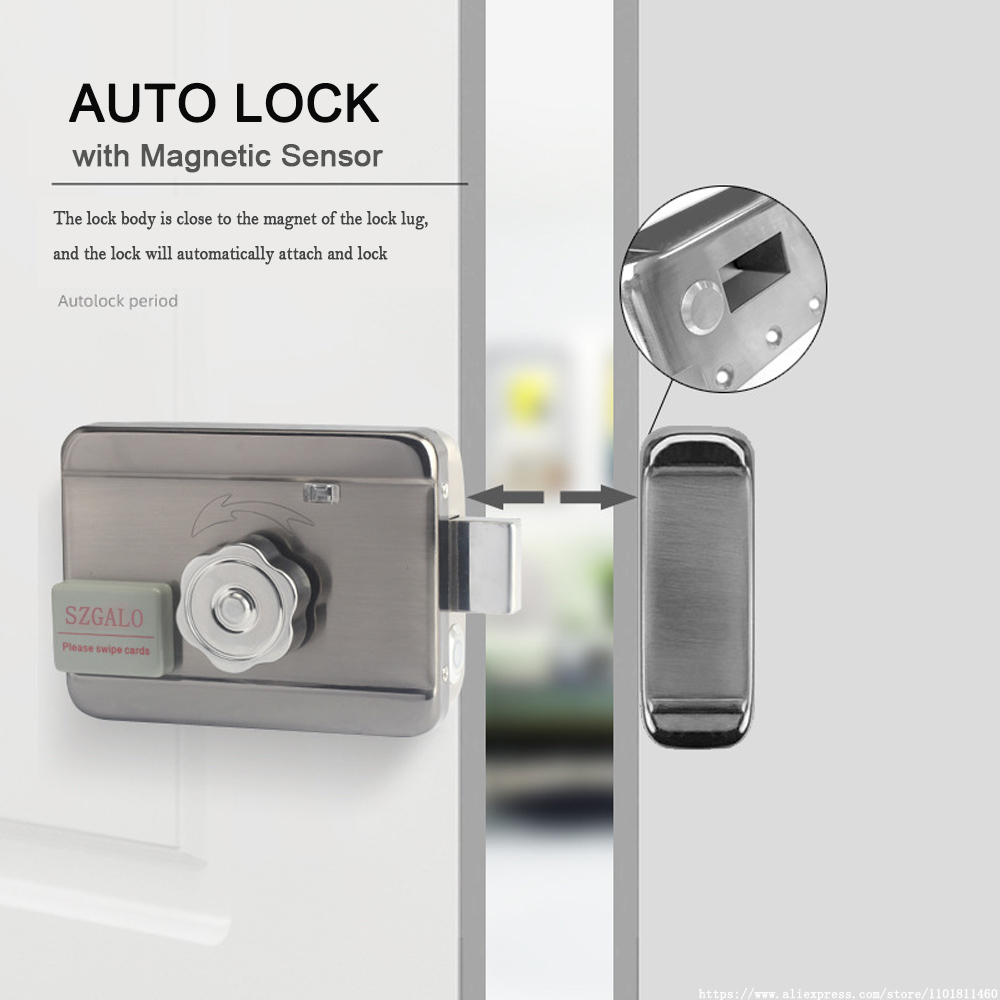 WiFi Control Electric Lock Gat - Home Security Ring System 评论和价格