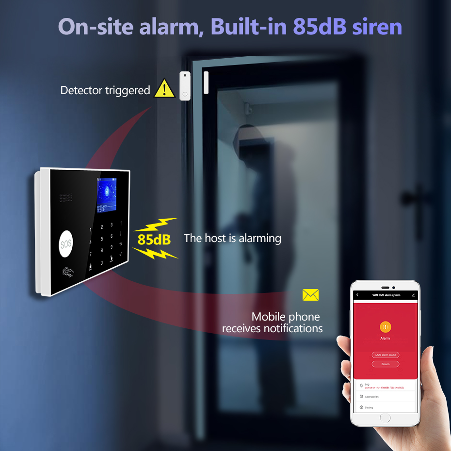 KERUI 4G Alarm with Doorbell R - Home Security Ring System 评论和价格