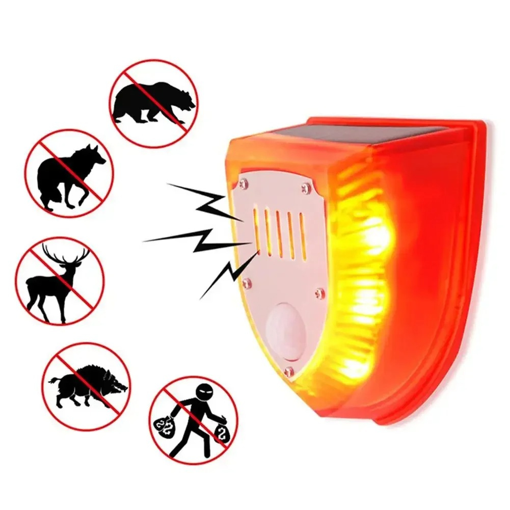 Outdoor Solar Powered 3 Modes  - Home Security Yard Sign 评论和价格