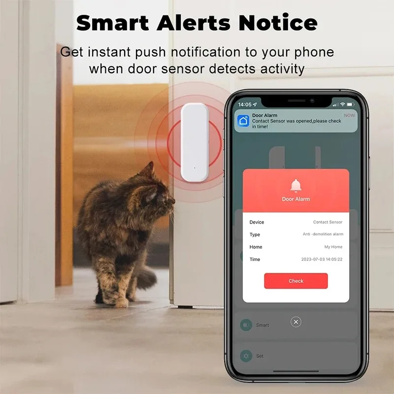 Tuya WiFi Smart Door Window Se - Sim Gsm Alarm 评论和价格