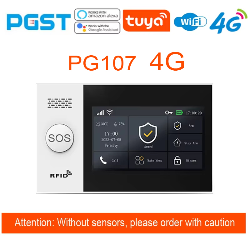 PG-107 Tuya 4G Home Security A - Sim Gsm Alarm 评论和价格
