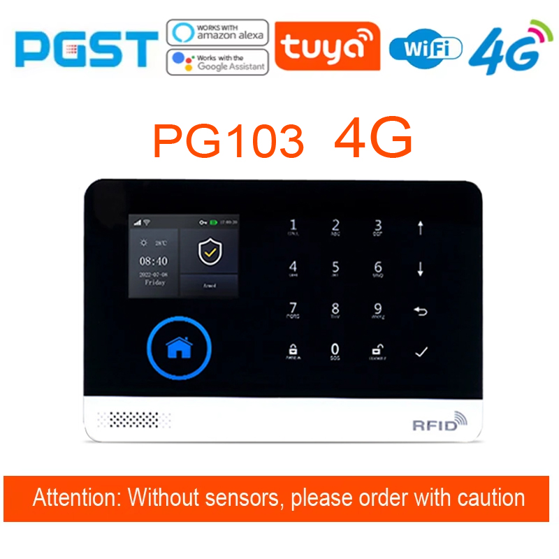 PG-107 Tuya 4G Home Security A - Sim Gsm Alarm 评论和价格