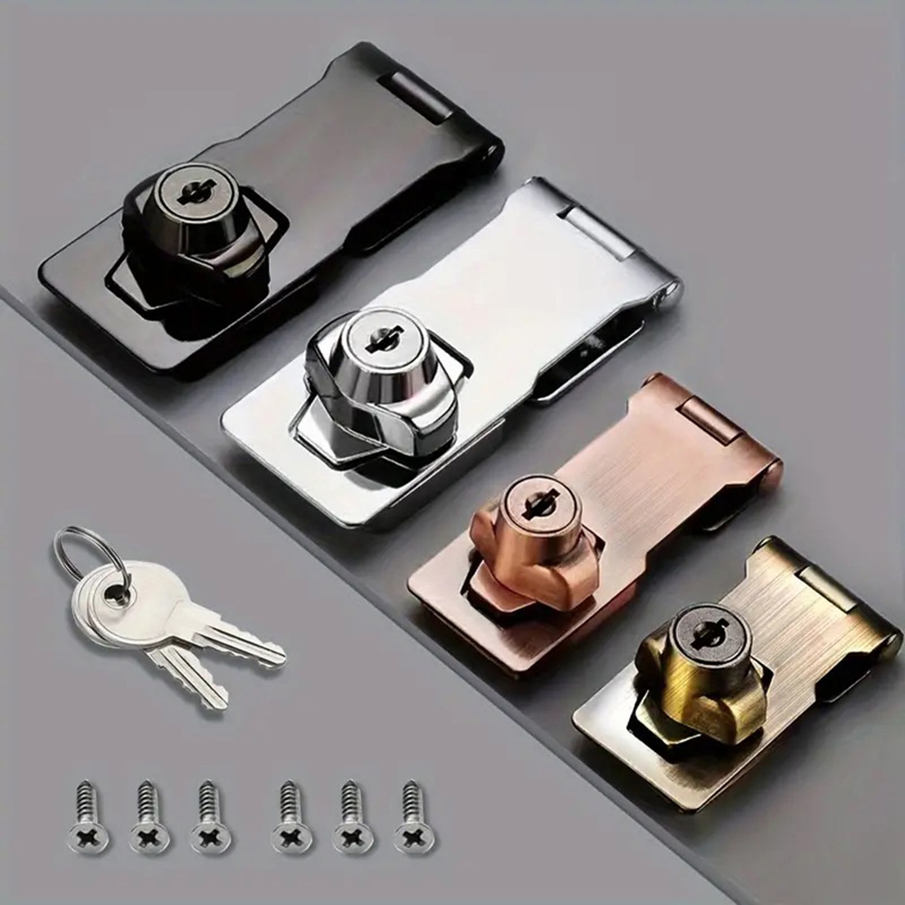 Locking Hasp Heavy Duty Lockin - Home Security Door Reinforcement Lock 评论和价格