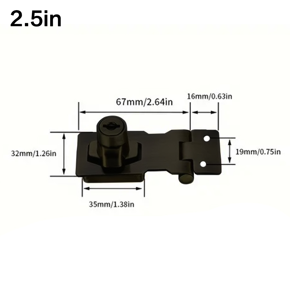 Locking Hasp Heavy Duty Lockin - Home Security Door Reinforcement Lock 评论和价格