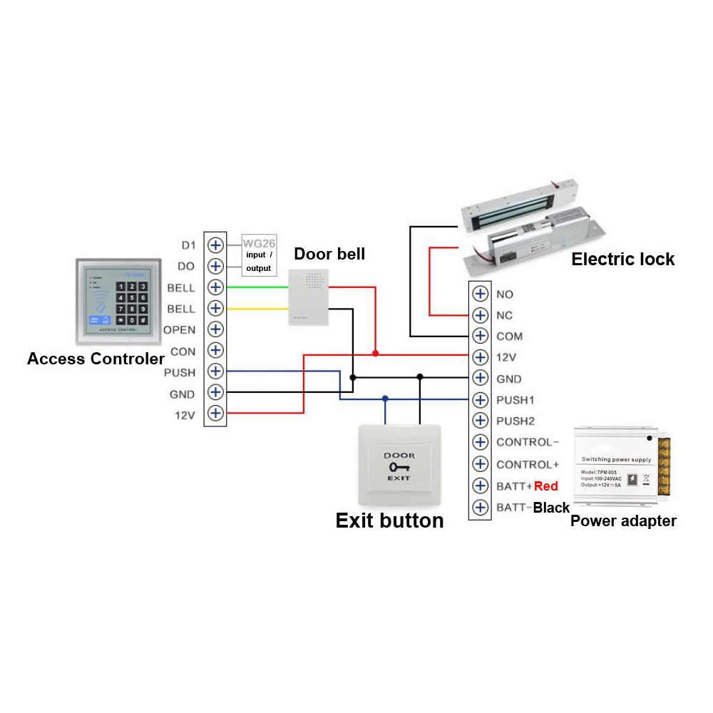 Wired Doorbell DC12V Access Co - Home Security Ring System 评论和价格