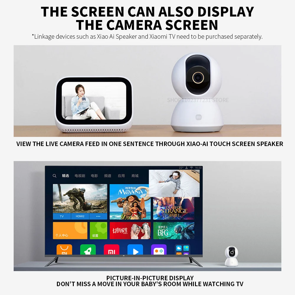 Xiaomi Camera 2K PTZ Mi Smart  - Mi Home Security Xiaomi 评论和价格