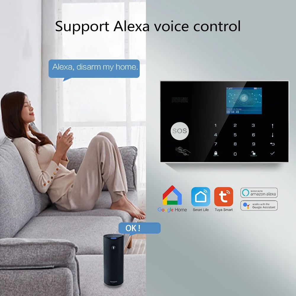 Tuya Wireless WIFI GSM Home Bu - Home Security Zones 评论和价格