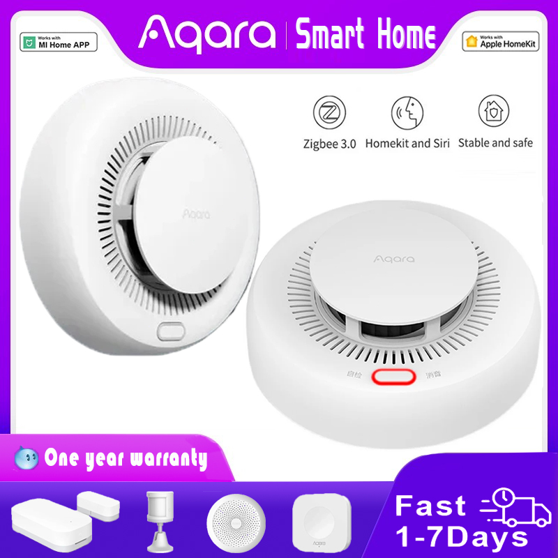 New Aqara Smoke Detector Zigbe - Mi Home Security Xiaomi 评论和价格