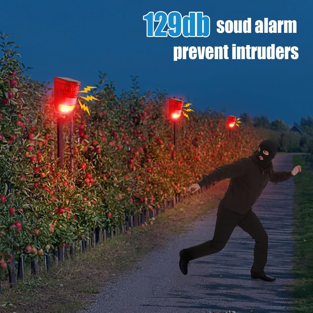 Security Alarm Solar Waterproo - Home Security Yard Sign 评论和价格