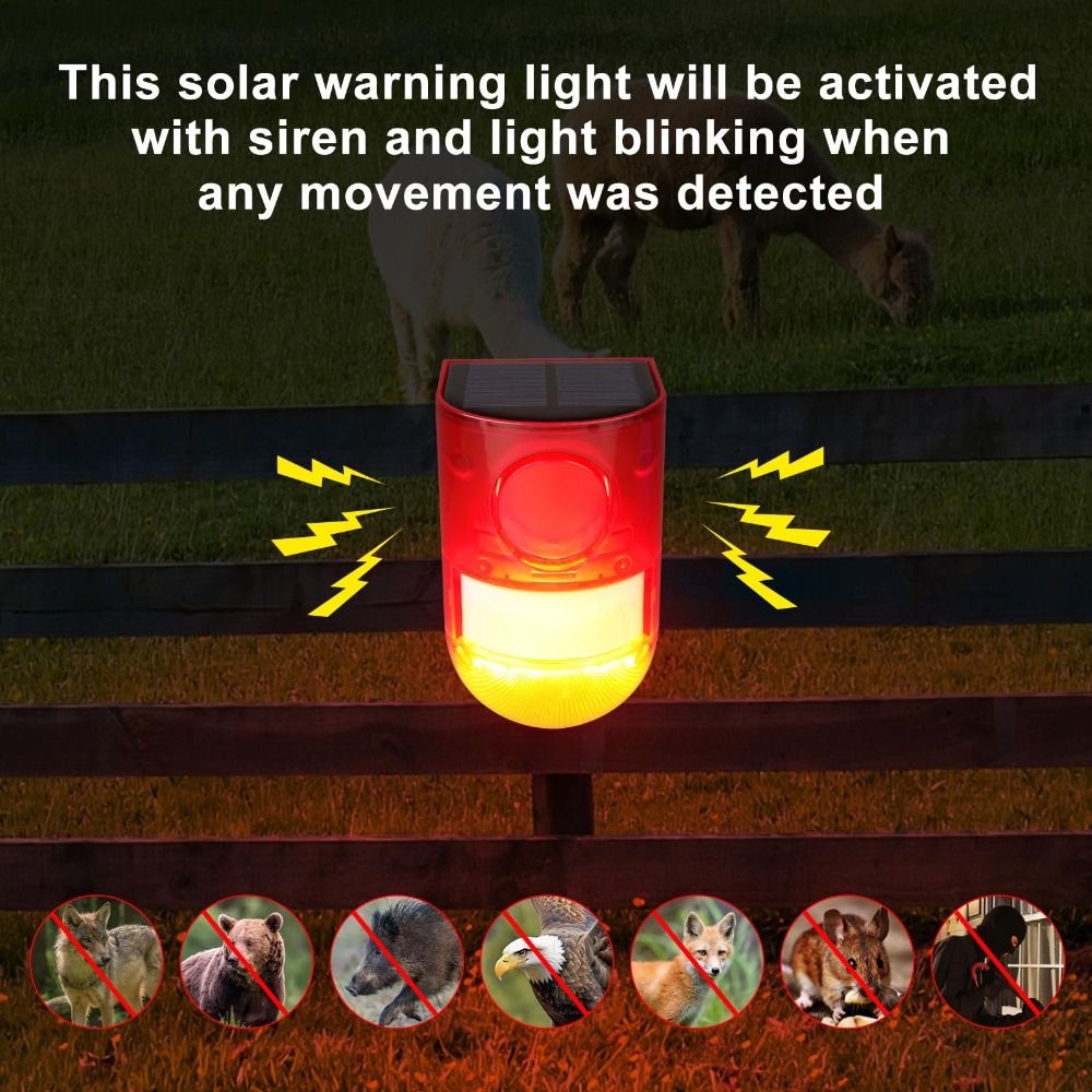Security Alarm Solar Waterproo - Home Security Yard Sign 评论和价格