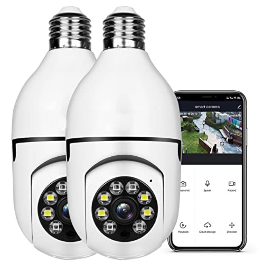 Light Bulb 1080P Security Wire - Home Security Wireless 评论和价格