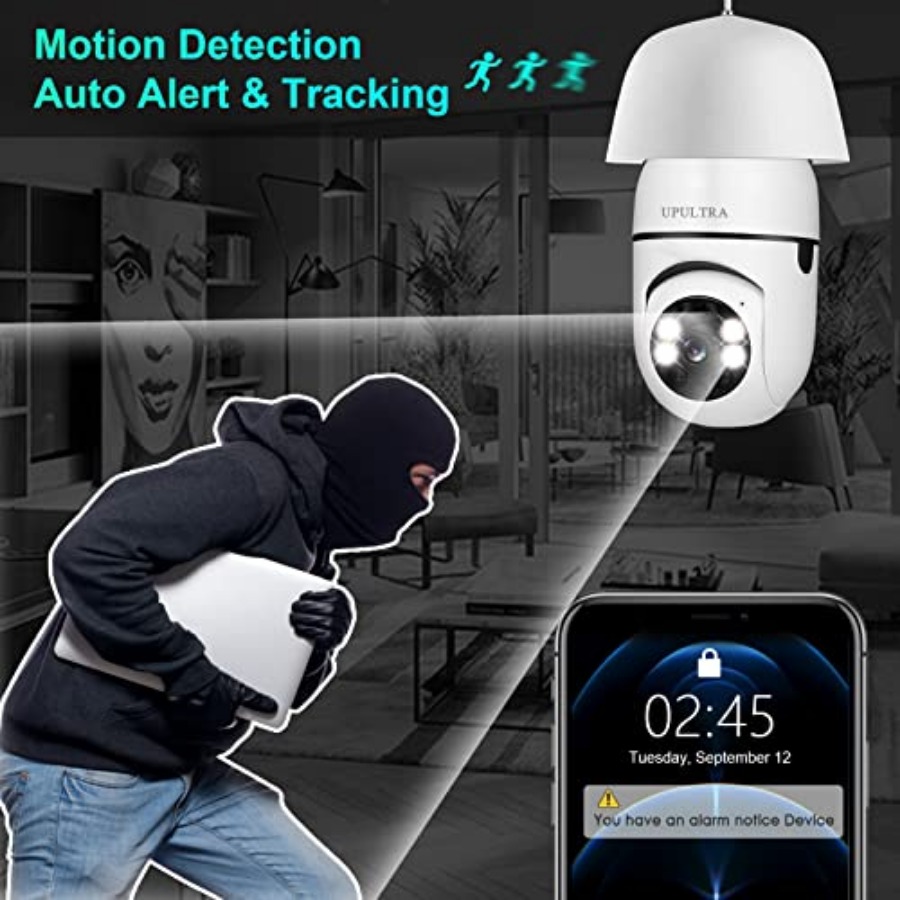 Light Bulb 1080P Security Wire - Home Security Wireless 评论和价格