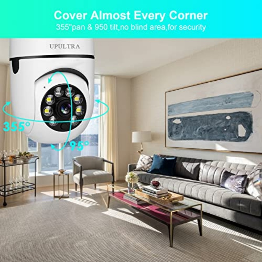 Light Bulb 1080P Security Wire - Home Security Wireless 评论和价格