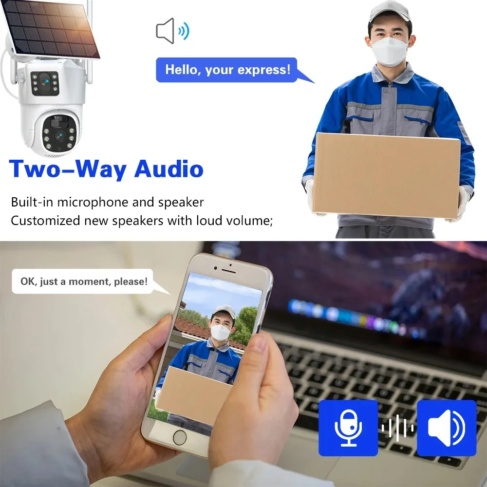 10CH Wireless NVR 4k 8mp Dual  - Camera Solar Wireless 评论和价格