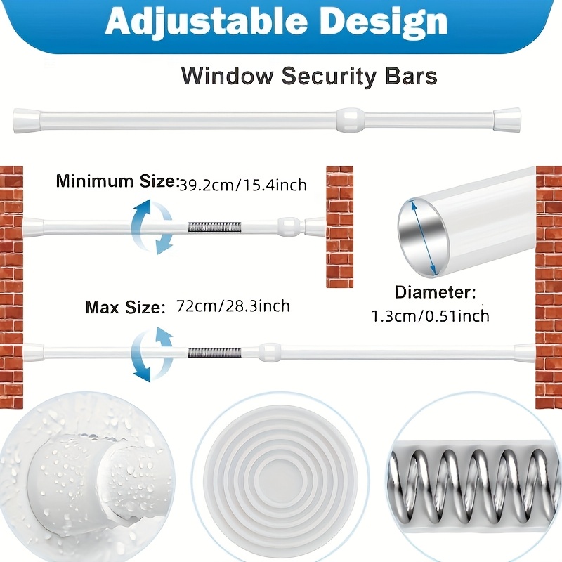Adjustable Safety Ba Polished  - Home Security Door Reinforcement Lock 评论和价格