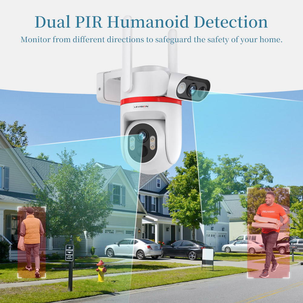 LS VISION Solar Security Camer - Home Security Zones 评论和价格
