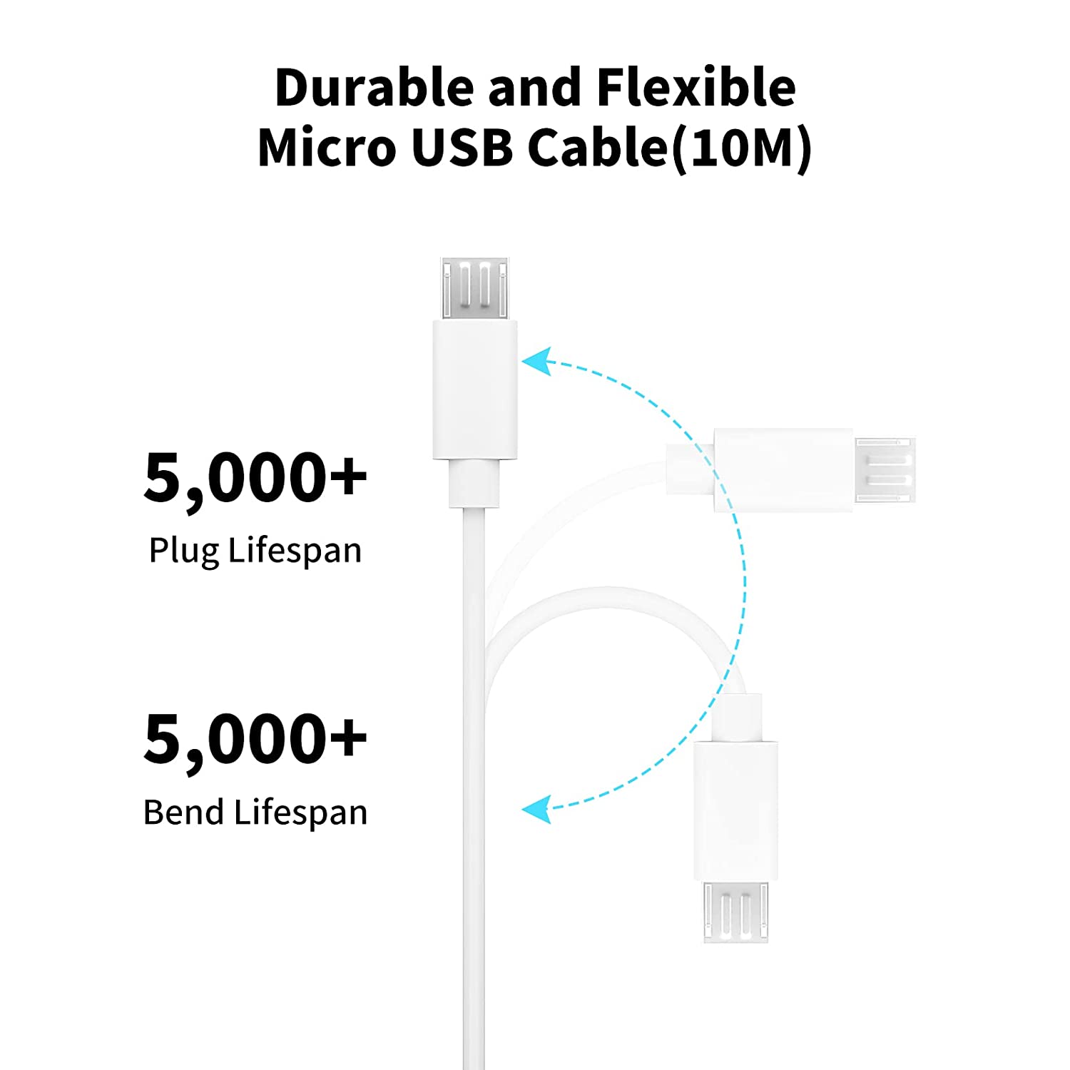 3~13m Micro USB Extension Cabl - Mi Home Security Xiaomi 评论和价格
