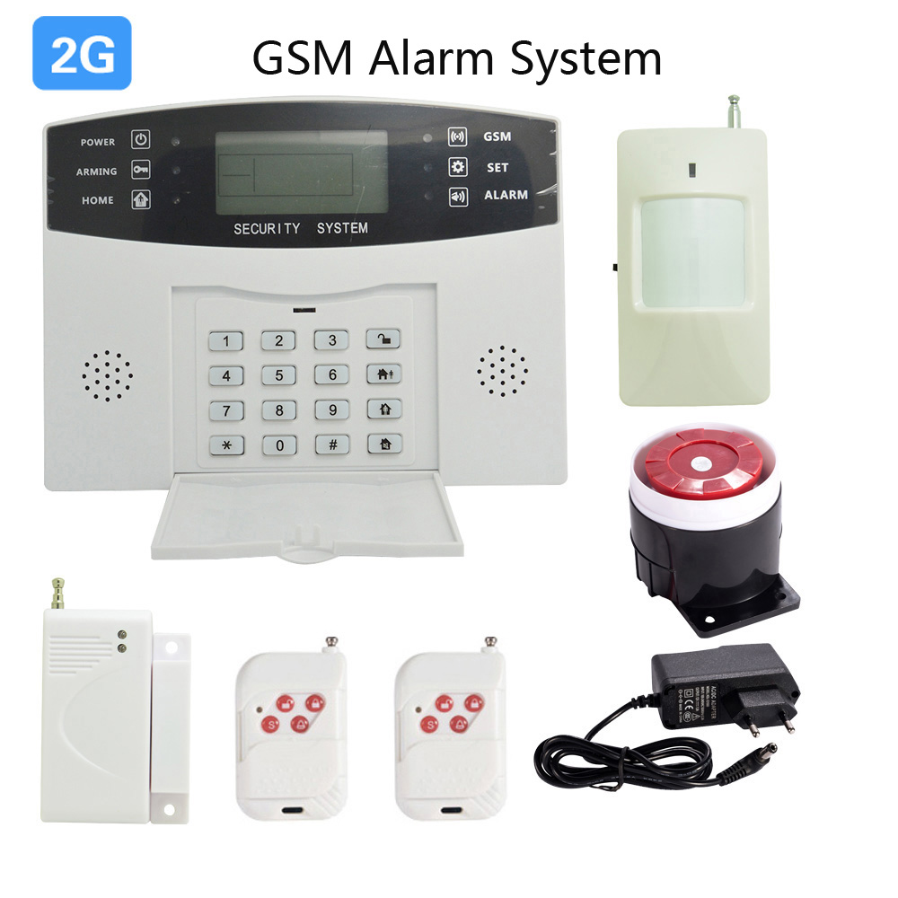 1Set Home Security 2G GSM Burg - Home Security Zones 评论和价格